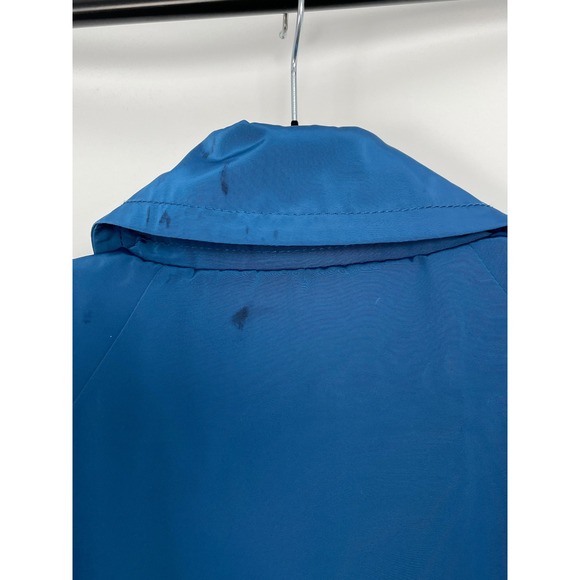 Vince Camuto Women's Blue Double Breasted Belted Trench Coat Size XL - Picture 9 of 11